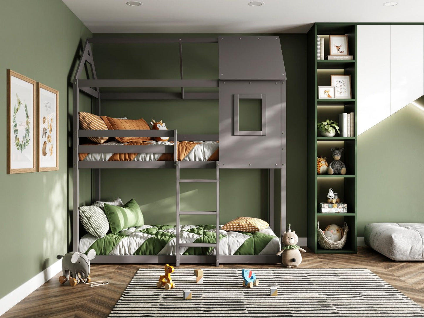 Flair Hideaway Wooden Bunk Bed