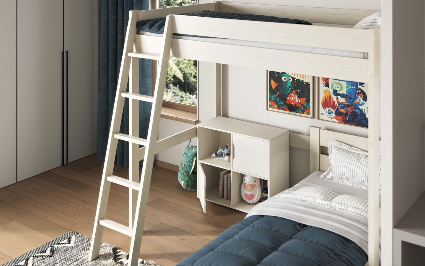 Noomi Tera High Sleeper with L Shaped Bed (FSC-CERTIFIED)