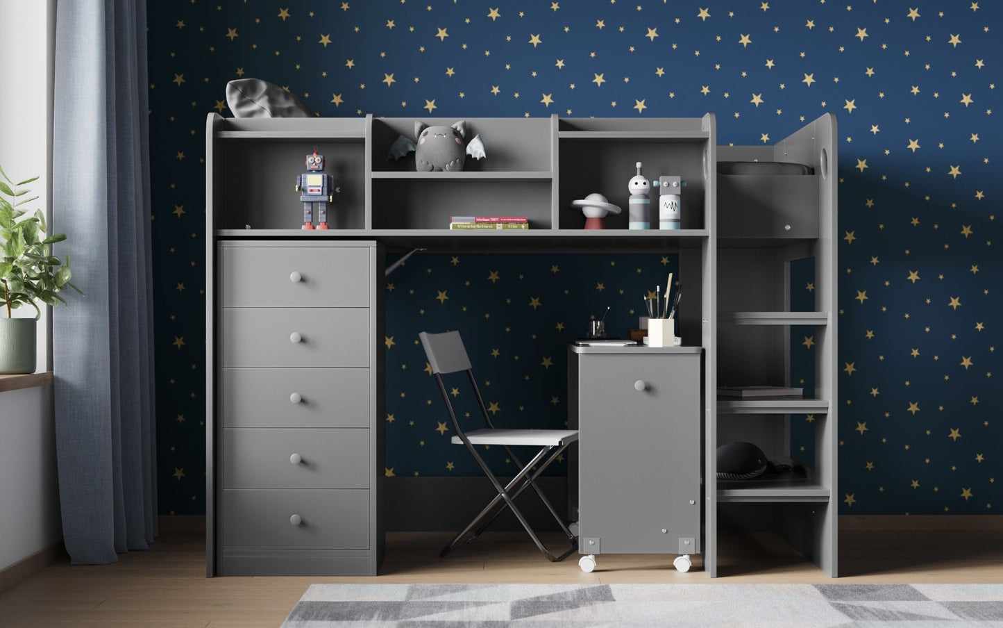 Flair Wizard Junior Mid High Cabin Station with Storage