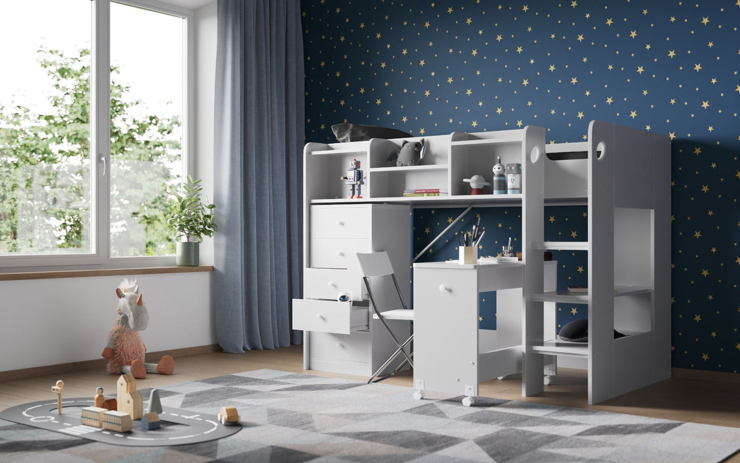 Flair Wizard Junior Mid High Cabin Station with Storage