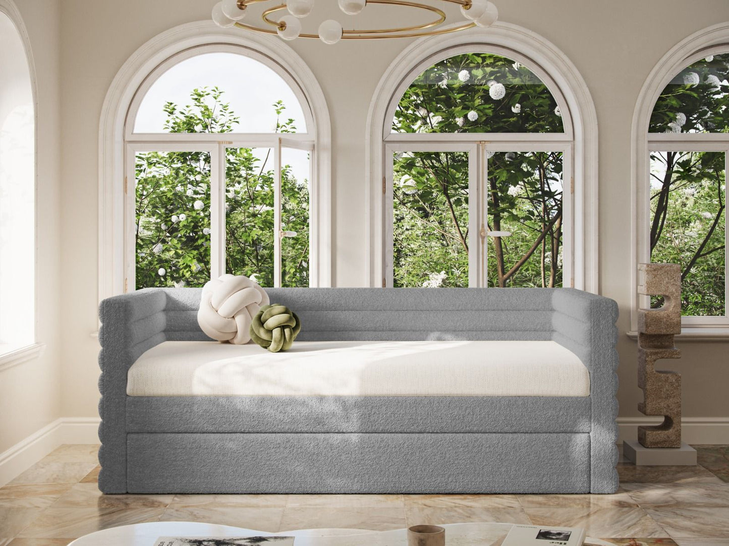 Flair Yuma Boucle Guest Bed